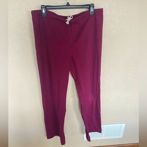 Maroon Scrub Bottoms